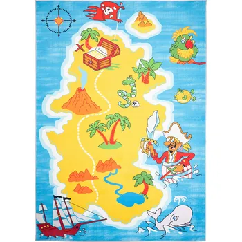 Koberec Koberec FLANNEL 80x150 Dětský Na Hraní Protiskluzový Tištěný v5