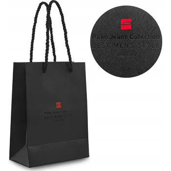Dárková taška DÁRKOVÁ TAŠKA Dárková taška malá Elegantní černá Pako Jeans