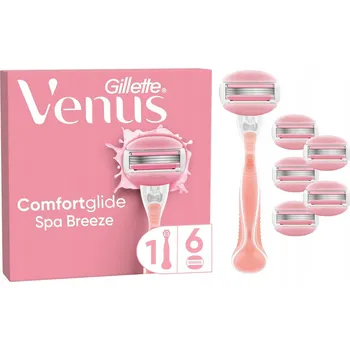 Epilátor Gillette Venus Comfortglide Spa Breeze strojek + 6 hlavic