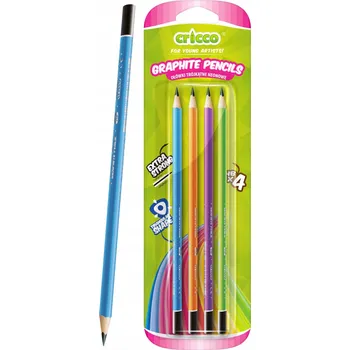 Grafitová tužka Tradiční tužka Cricco HB 4 ks