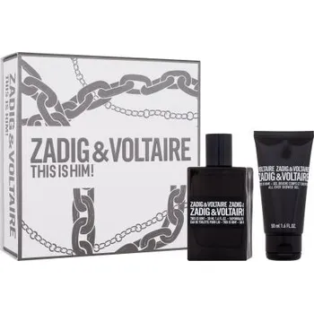 Pánský parfém Zadig & Voltaire This is Him! dárková kazeta: EDT 50 ml + sprchový gel 50 ml pro muže