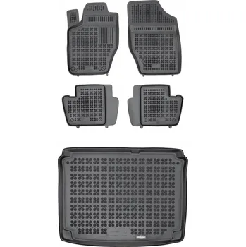 autokoberec Gumová sada autokoberců a rohože do kufru Citroen C4 I 2004-2010 Hatchback