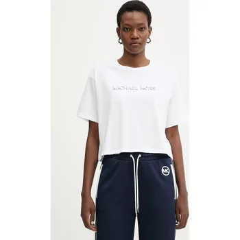 Pánské tričko Bavlněné tričko MICHAEL Michael Kors MR651Z797J béžová 01X, vel. M