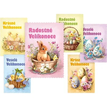 Velikonoční dekorace MFP pohlednice velikonoce 130 C výsek 1300179