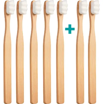 Zubní kartáček 5+2 Ultrajemný zubní kartáček Nanosmile Eco White