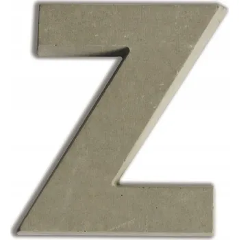 Obraz PÍSMENO Z Z BETONU V:7,6 CM