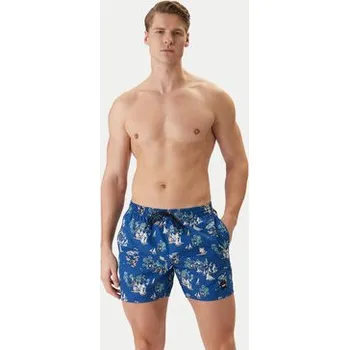 Pánské plavky BOSS Plavecké šortky Piranha 50508844 Modrá Regular Fit 3XL