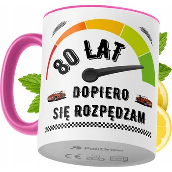 Hrnek Polidraw Hrnek Polidraw Narozeniny80 keramika 330 ml