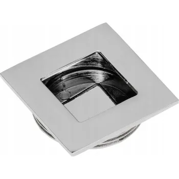 Nábytkové kování Zapuštěná úchytka GTV B226, L=40 mm, ZnAl (slitina zinku a hliníku), chrom UZ-00B226-01