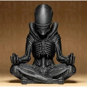Dekorace do dětského pokoje Soška Zenomorpha (Meditující Alien) – 3D Tisk