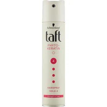 Stylingový přípravek Taft Keratin, lak na vlasy ultra silný, síla fixace 4, 250 ml