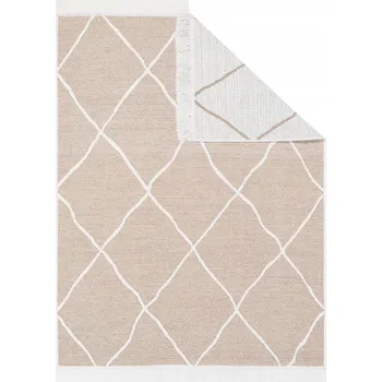 Koberec Koberec AZTECA 80x150 Oboustranný Bavlněný Moderní Třásně Boho v1