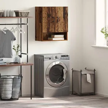 Nástěnná skříň Staré dřevo 60 x 31 x 70 cm kompozitní dřevo