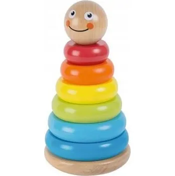 Dřevěná hračka JOUECO DŘEVĚNÁ VĚŽ 80021