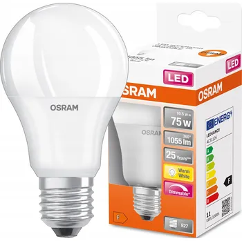 Žárovka LED žárovka E27 A60 10,5W 2700K Stmívatelná OSRAM