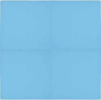 VELKÉ VODĚODOLNÉ PĚNOVÉ PUZZLE PODLOŽKA HUMBI NA PODLAHU MODRÁ 120x120 4 KS