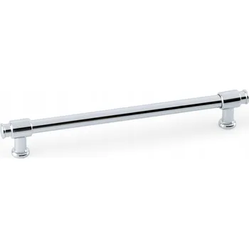 Nábytkové kování Nábytková úchytka klasická stříbrná lesklá 35 x 1,4 x 3 cm