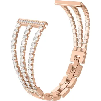 Příslušenství k chytrým hodinkám Madvell Elegantní kovový řemínek Zira zlatorůžová 20mm