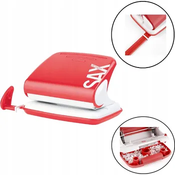 Děrovačka Kancelářská děrovačka SAX červená