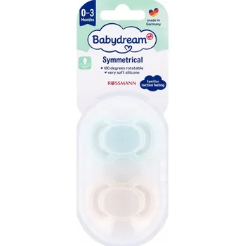 dudlíky Dudlík Babydream symetrický silikon 0+