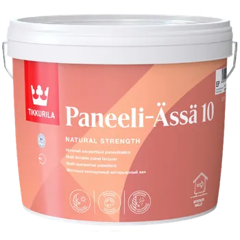 Lak na dřevo Tikkurila Lak na dřevěné obklady Paneeli ässä 10 3 l