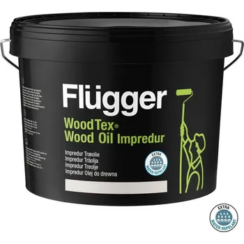 Olej na dřevo Flügger Ochranný olej na bázi nanotechnologie Wood tex wood oil impredur 10 l