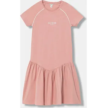 Dívčí šaty Dívčí šaty Guess J6RK02.KCY62.PPY2 růžová 30X, vel. 158-166