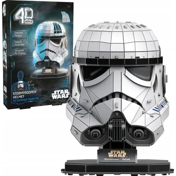 3D puzzle PUZZLE 4D BUILD STAR WARS STORMTROOPER MODEL 3D SKLÁDACÍ HELMA 12X12X16 CM