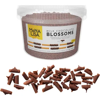 Jedlá dekorace na dort BARRY CALLEBAUT BELGIUM N.V. ČOKOLÁDOVÉ HOBLINKY - MIKRO MLÉČNÉ 1 kg