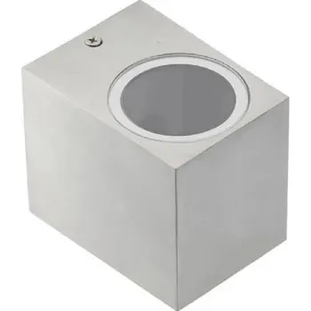 Nástěnné svítidlo Fasádní svítidlo jednosměrné GU10 čtverec nerez TIAGO
