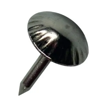 Nábytkové kování Čalounický hřeb ražený- vroubkovaný 8 mm, nikl, 50ks