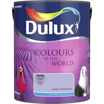 barva na zeď Dulux latexová Barva na zeď 2,5 l matná, květ rozmarýnu