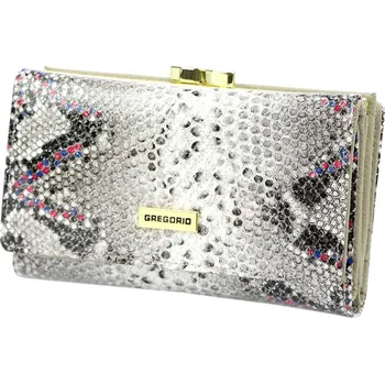 Peněženka Dámská kožená peněženka Gregorio SN-108 ash + pink