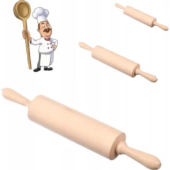 Váleček na těsto Dřevěný Váleček Roan stacionární