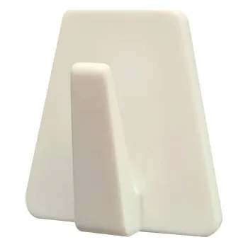 Věšák Háček samolepící QF typ 3, plast, bílý, 2ks