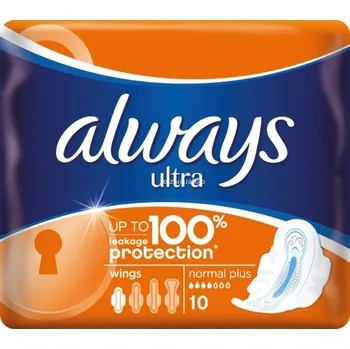 Menstruační vložka Always Ultra Normal Plus 10 ks