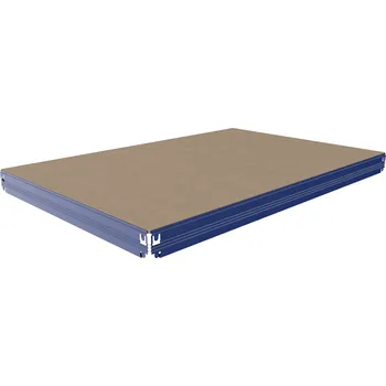 Dílenský regál Patro k regálu Biedrax 45 x 60 cm, modré, police MDF, nosnost 200 kg