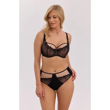 Dámské spodní prádlo Gaia kalhotky GFP 1374 Fatma S-4XL black-mokka XXL