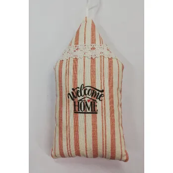 Látkový domeček č.8 červený - Welcome Home 3