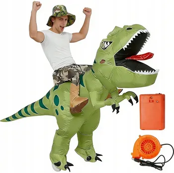Karnevalový kostým KOSTÝM NAFUKOVACÍ KOSTÝM DINOSAURUS 150-190 cm HALLOWEEN