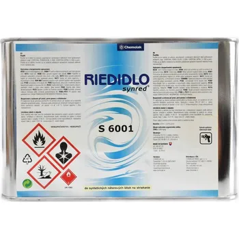 Ředidlo Chemolak Ředidlo do syntetických nátěrových látek Ředidlo s 6001 4,5 l