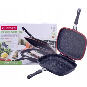 Pánev Grilovací pánev Kamille 32 cm s mramorovým povrchem