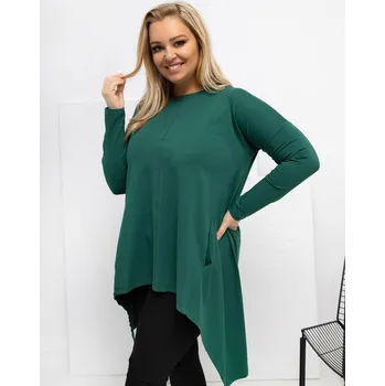 Dámská halenka Halenka RV BZ 7054 1.06 tmavě zelená jedna velikost