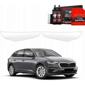 Polep vozidla 2v1 Fólie PPF na světla pro Škoda Scala (2023-2025) Grizz