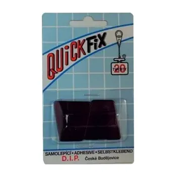 Věšák Háček samolepící QF typ 3, plast, tmavě hnědá, 2ks