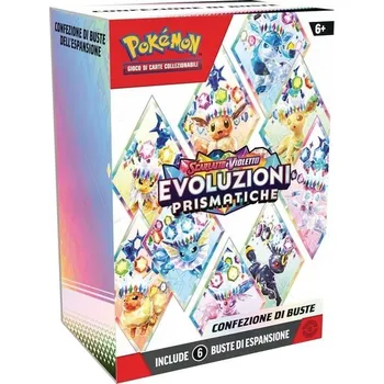 Hračka Pokémon TCG: Scarlet & Violet—Prismatic Evolutions Booster Box (šest booster balíčků)