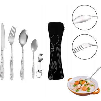 Příbor KEMPINGOVÉ PŘÍBORY SADA NŮŽ VIDLIČKA LŽÍCE CESTOVNÍ TURISTICKÁ SADA