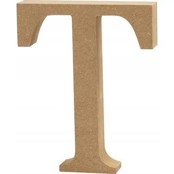 Obraz Písmeno T z MDF, 8 cm