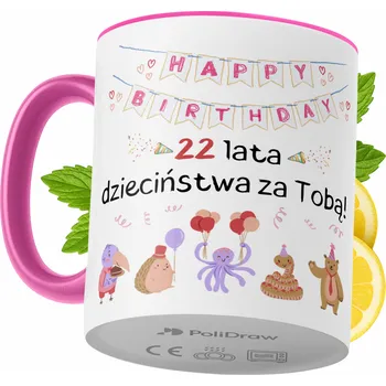 Hrnek Polidraw Hrnek Polidraw Narozeniny18 keramika 330 ml