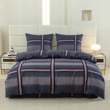 Povlečení SADA POVLEČENÍ 3D ANTONIO ROZMĚR 160x200 POVLEČENÍ 70x80 MŘÍŽKA